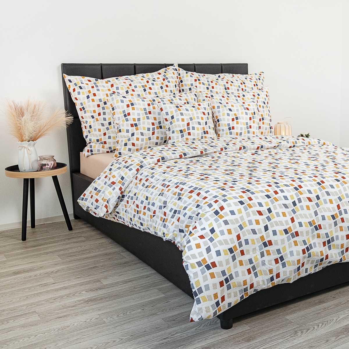 Kvalitex Krepové povlečení Mozaika