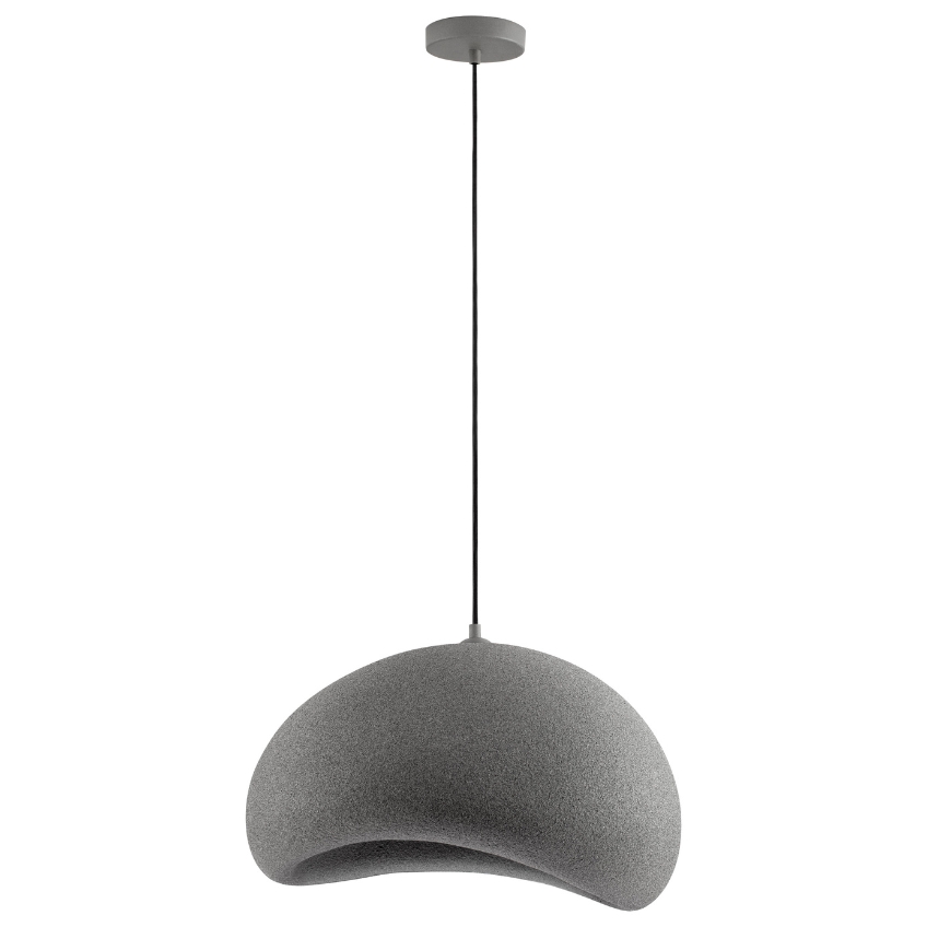 Nova Luce Šedé závěsné světlo Aere 40 x 50 cm