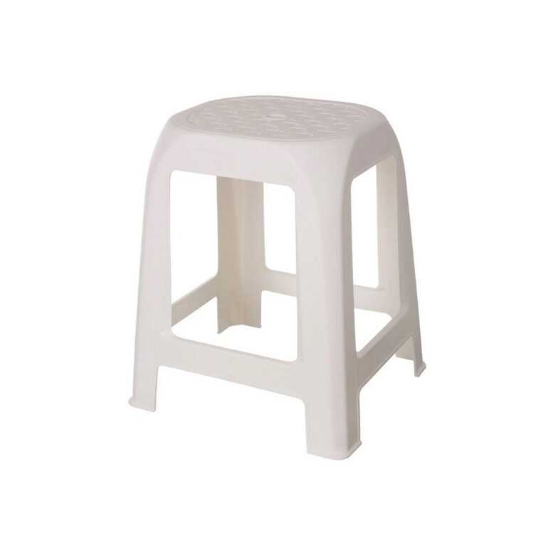 Plastová stolička DESIGN bílá