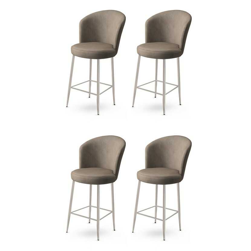 Sada barových židlí Alte Cappuccino and Chrome