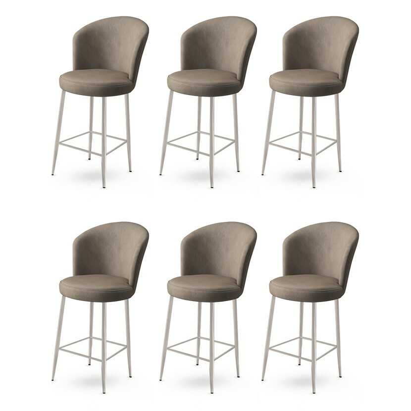 Sada barových židlí Fora Cappuccino and Chrome