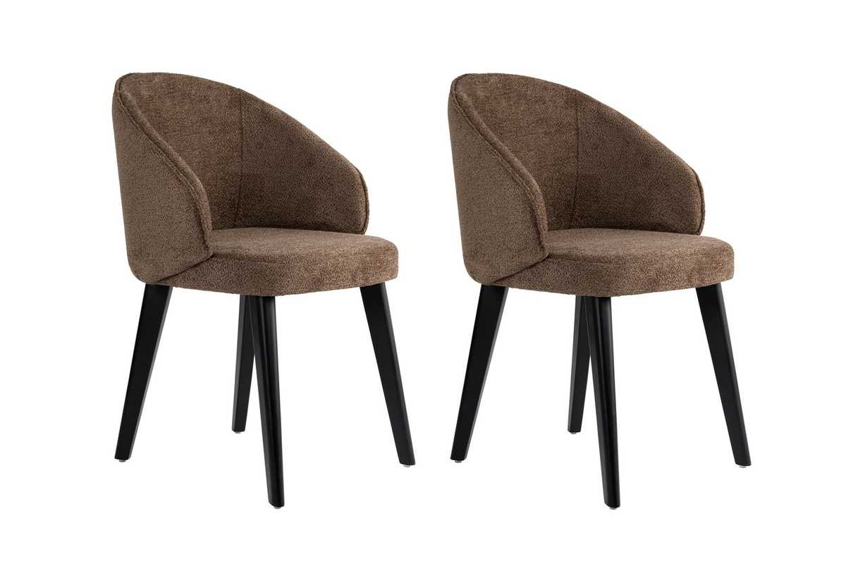 Sada jídelních židlí Bentley Brown and Black