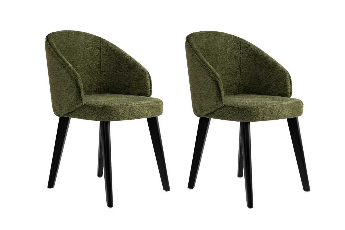 Sada jídelních židlí Bentley Green and Black
