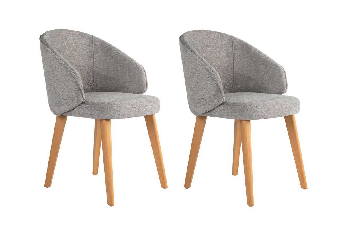 Sada jídelních židlí Bentley Grey and Light Oak