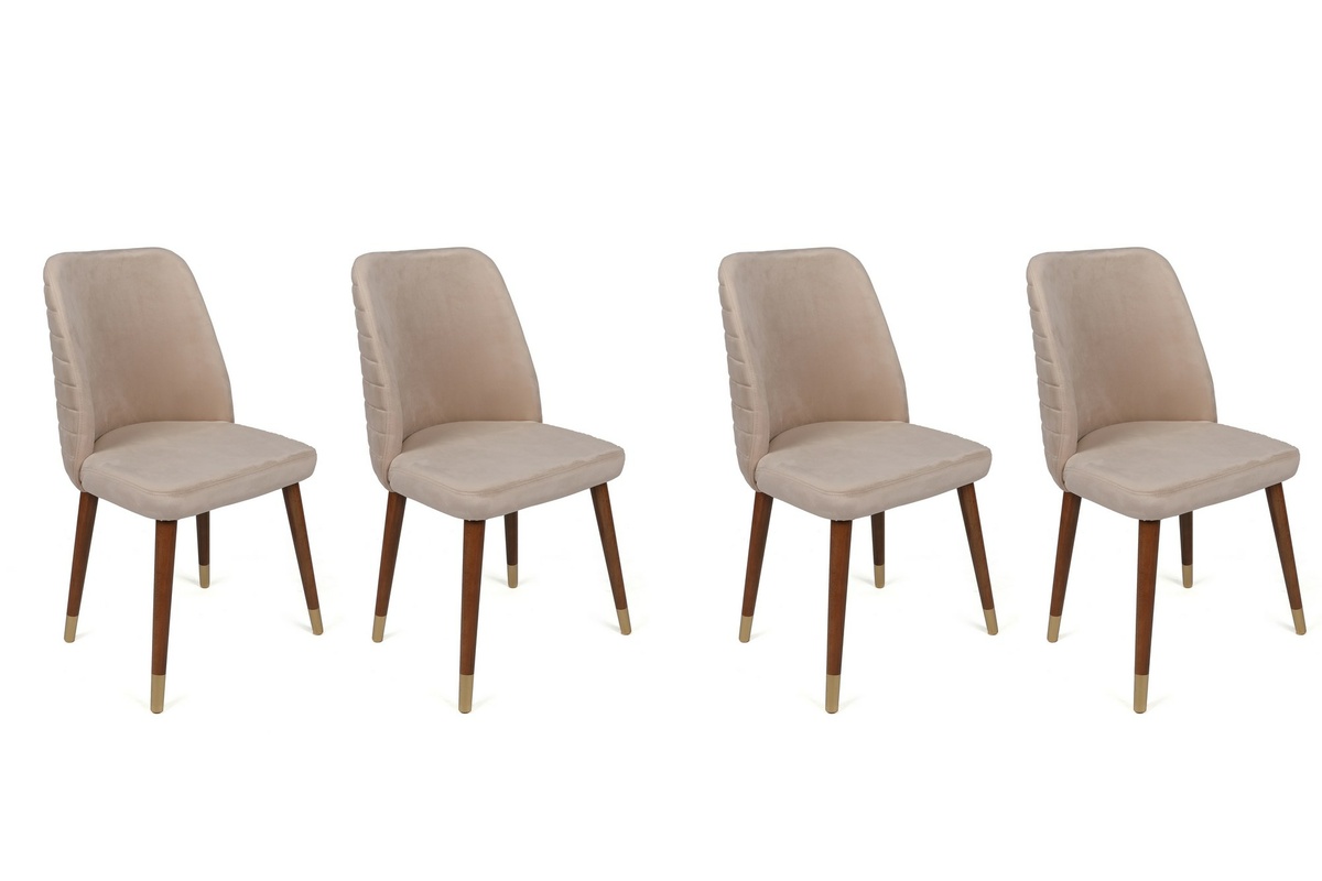 Sada jídelních židlí Hugo Cream