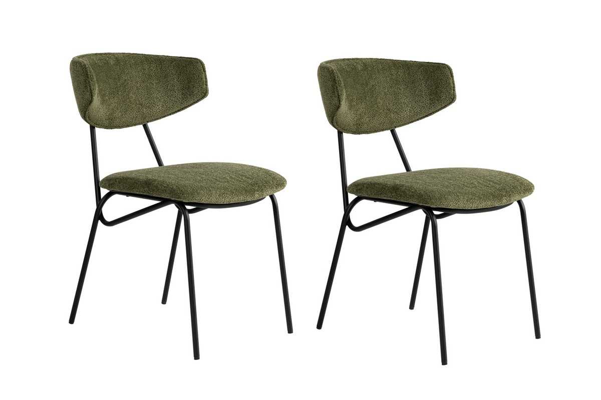 Sada jídelních židlí Nancy Green and Black