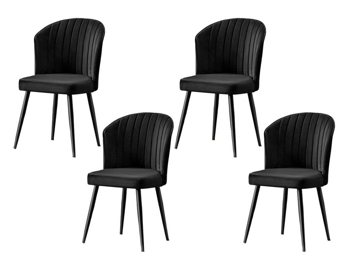 Sada jídelních židlí Rubi Black