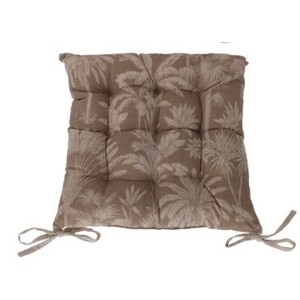 Sedák prošívaný Palmy hnědá