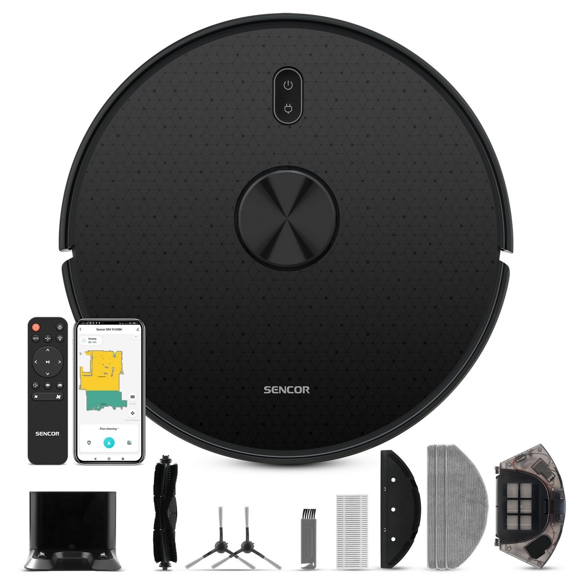 Sencor SRV 9120BK robotický vysavač Sencor
