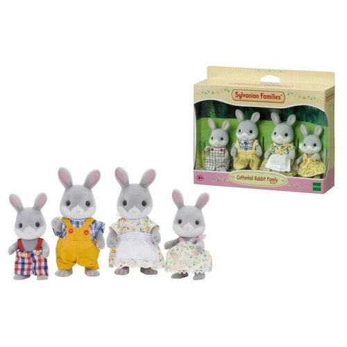Sylvanian Families Rodina šedých králíků Sylvanian Families
