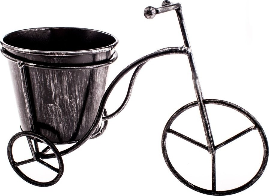 Květináč v kovovém stojanu Dakls Bicycle