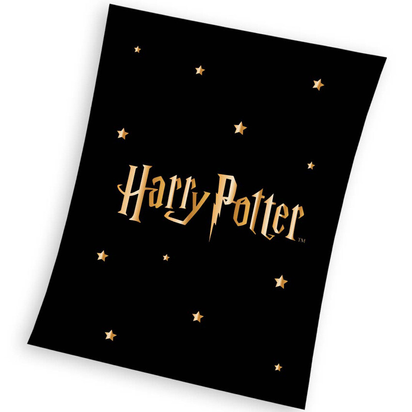 Carbotex Dětská deka Harry Potter Gold Stars