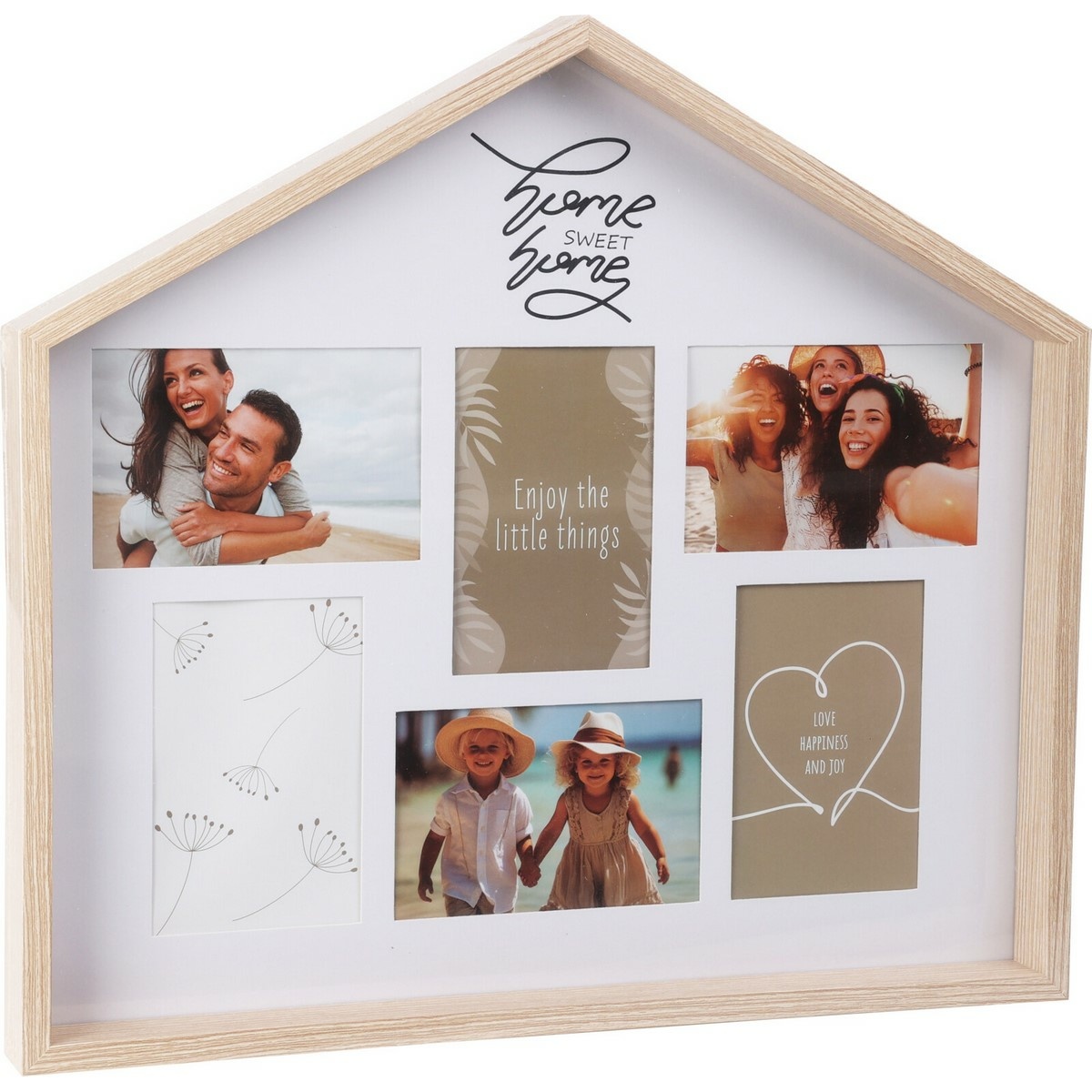 Fotorámeček Home Sweet Home MDF se sklem