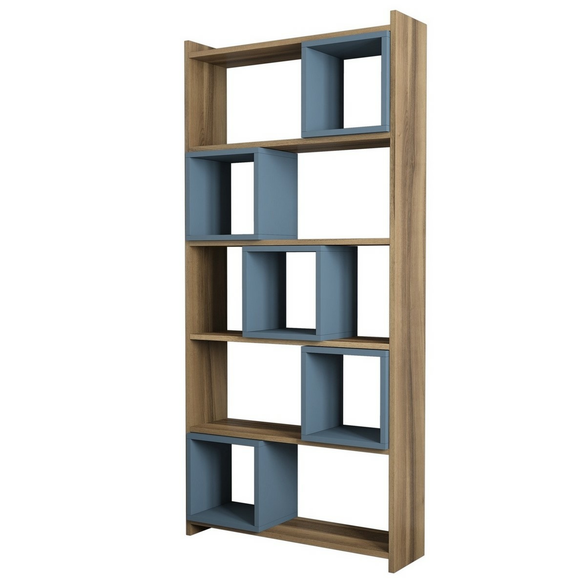 Knihovna Box Chalcedony and Walnut