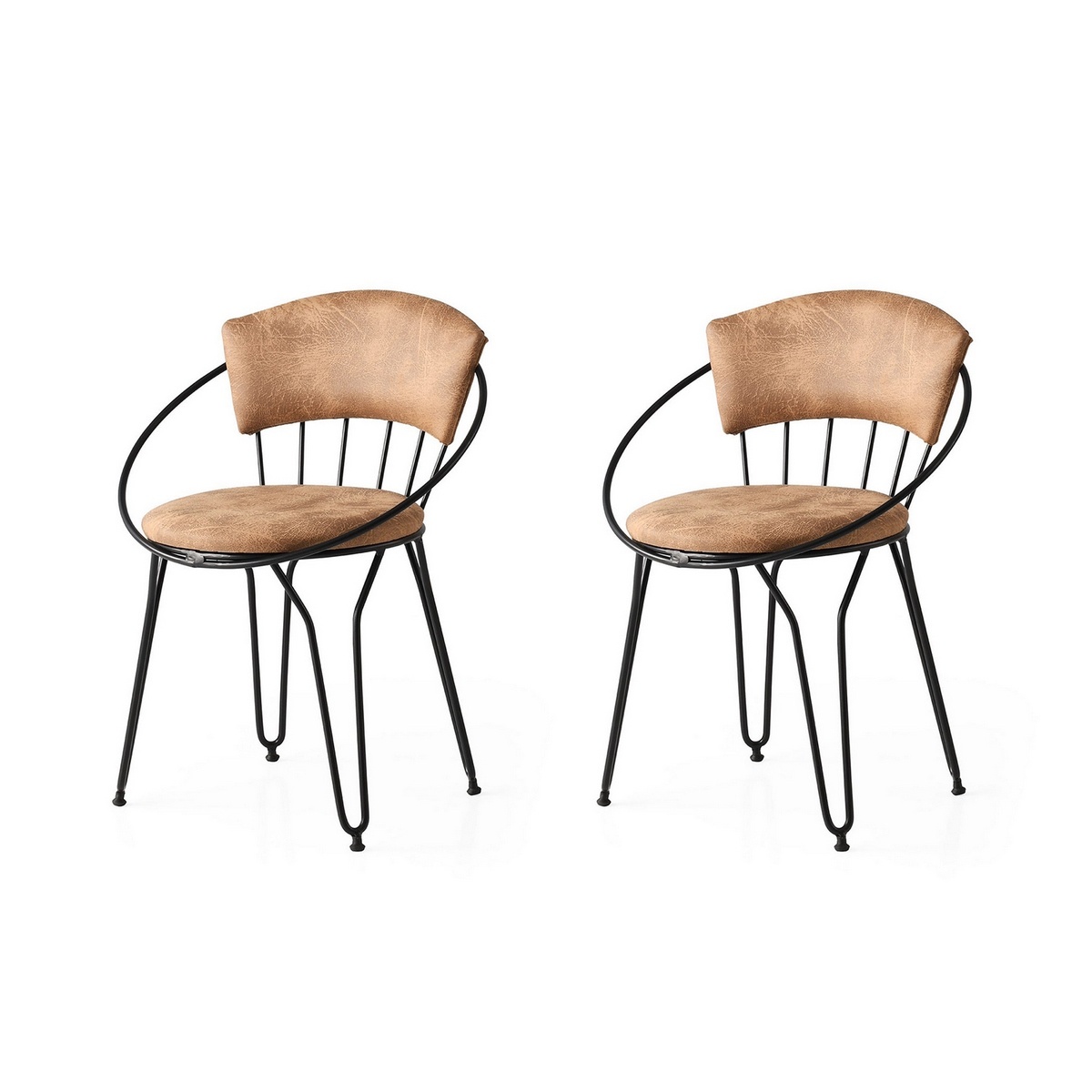 Sada jídelních židlí Istanbul Beige and Black