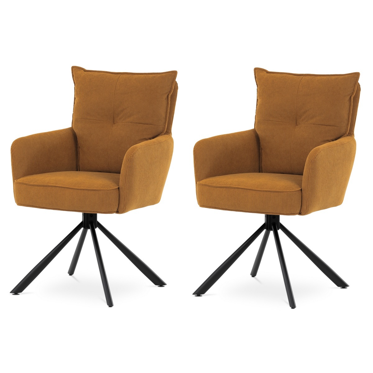 Sada jídelních židlí s vratným mechanismem HC-X1128 YEL2