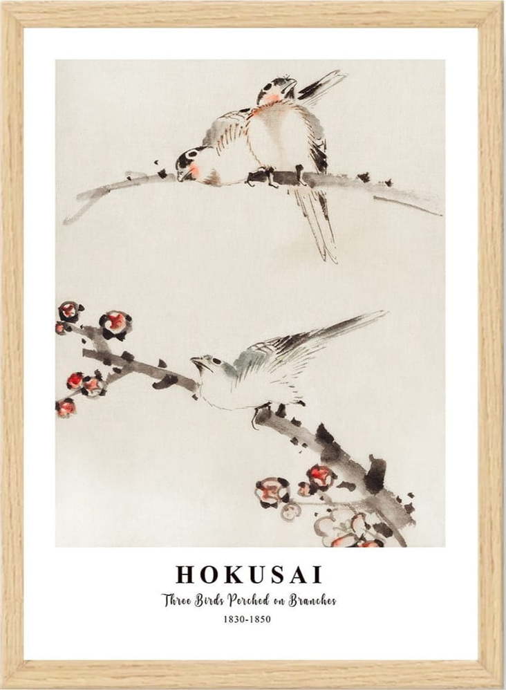 Obraz 35x45 cm Hokusai – Wallity
