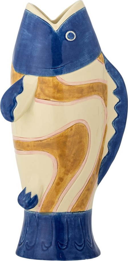 Ručně malovaná váza z kameniny (výška 22 cm) Irving – Bloomingville