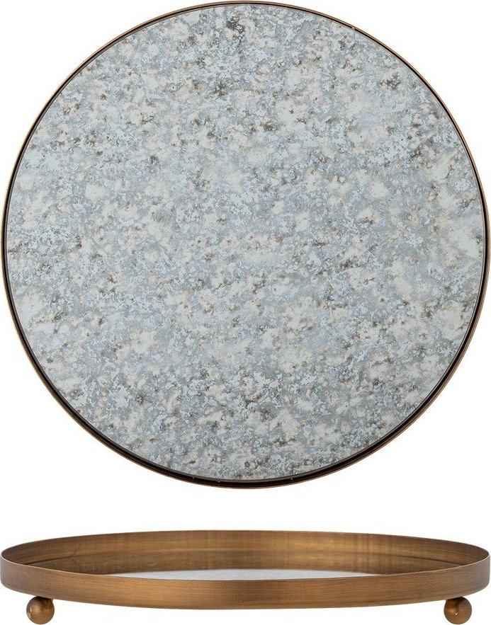 Skleněný dekorační tác ø 35 cm Glacier – Bloomingville