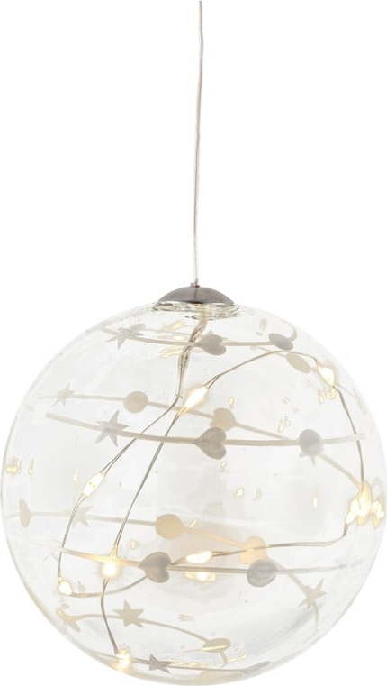 Závěsná vánoční světelná dekorace ø 10 cm Sweet Christmas – Sirius