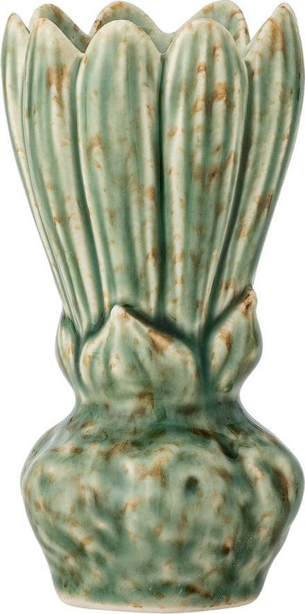 Zelená váza z kameniny (výška 12 cm) Cyrill – Bloomingville