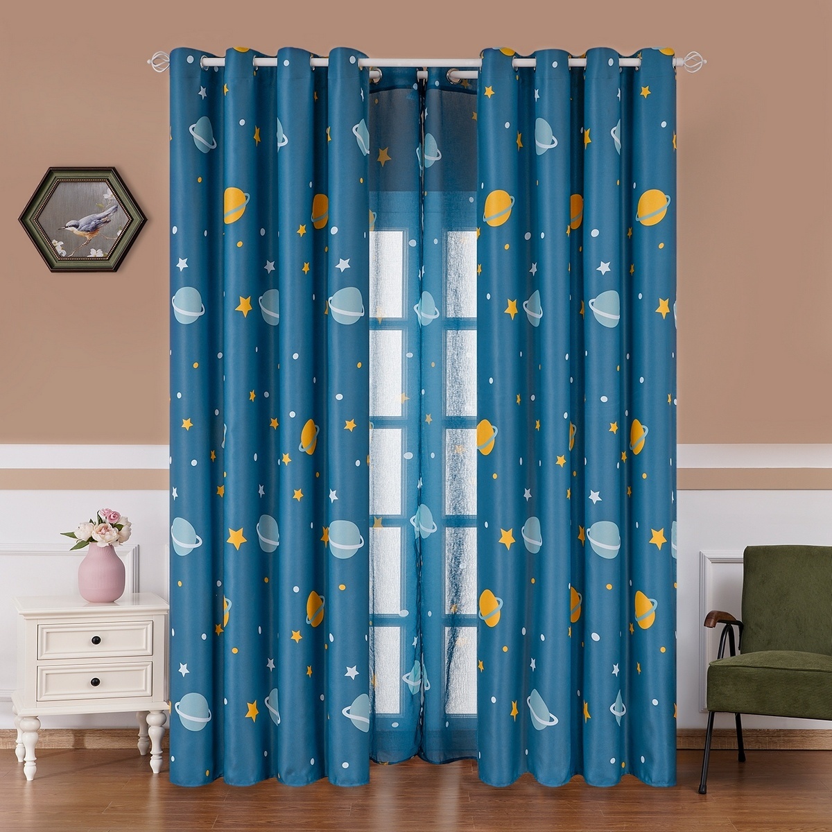 4Home Výhodná sada Zatemňovací závěs Space