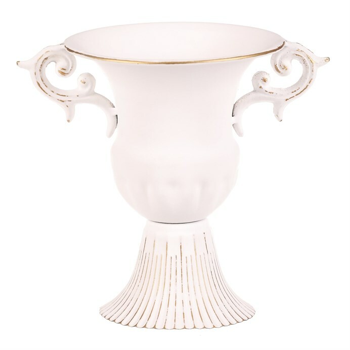 Aranžovací kovový pohár s uchy