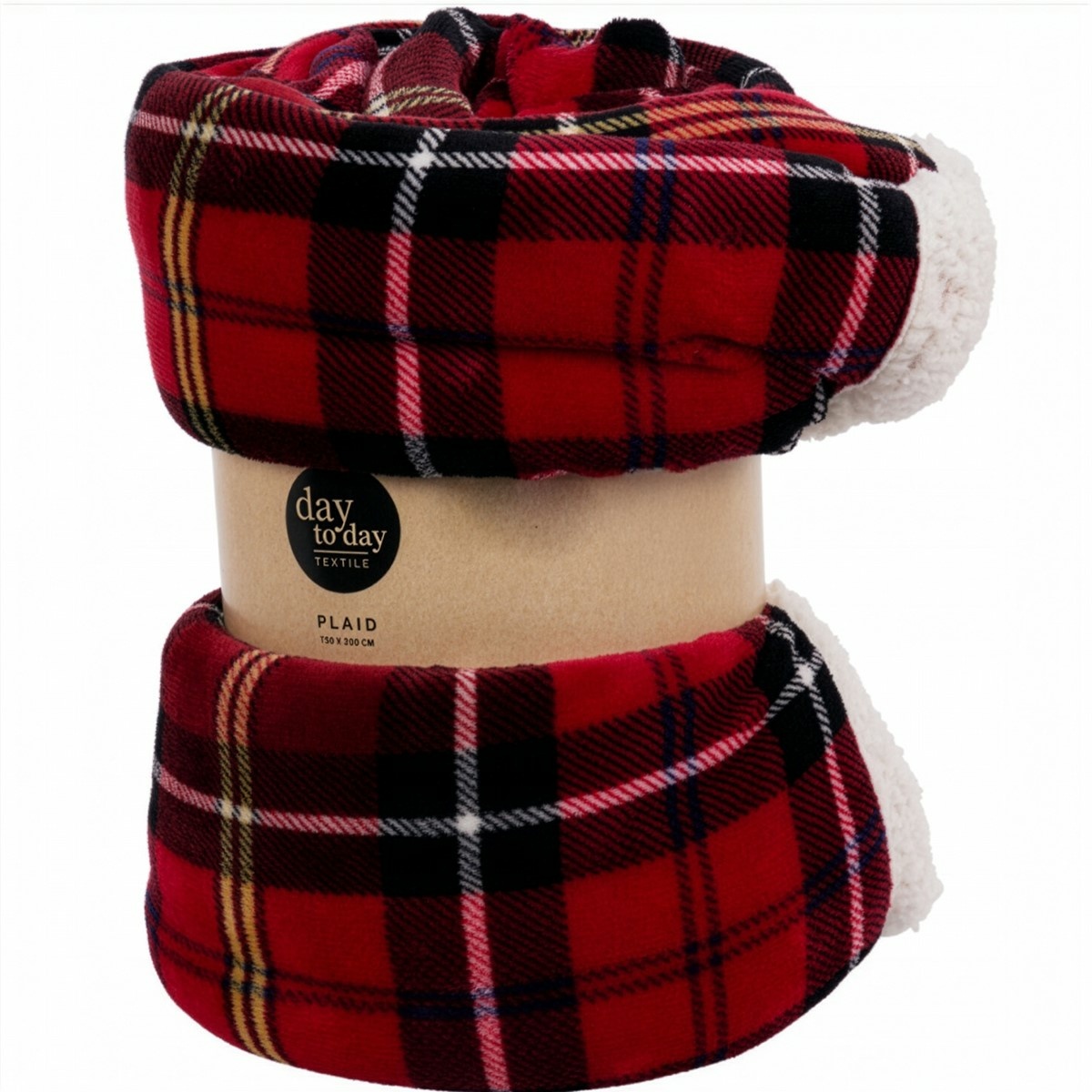 Beránková deka Classic červená