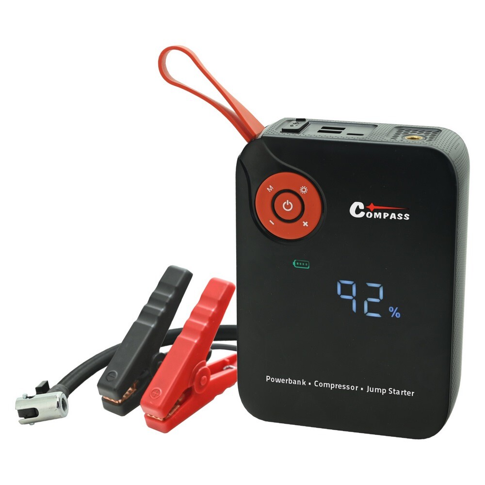 Compass Kompresor AKU DIGITAL + JUMP STARTER s powerbankou 7.200mAh 600A Compass