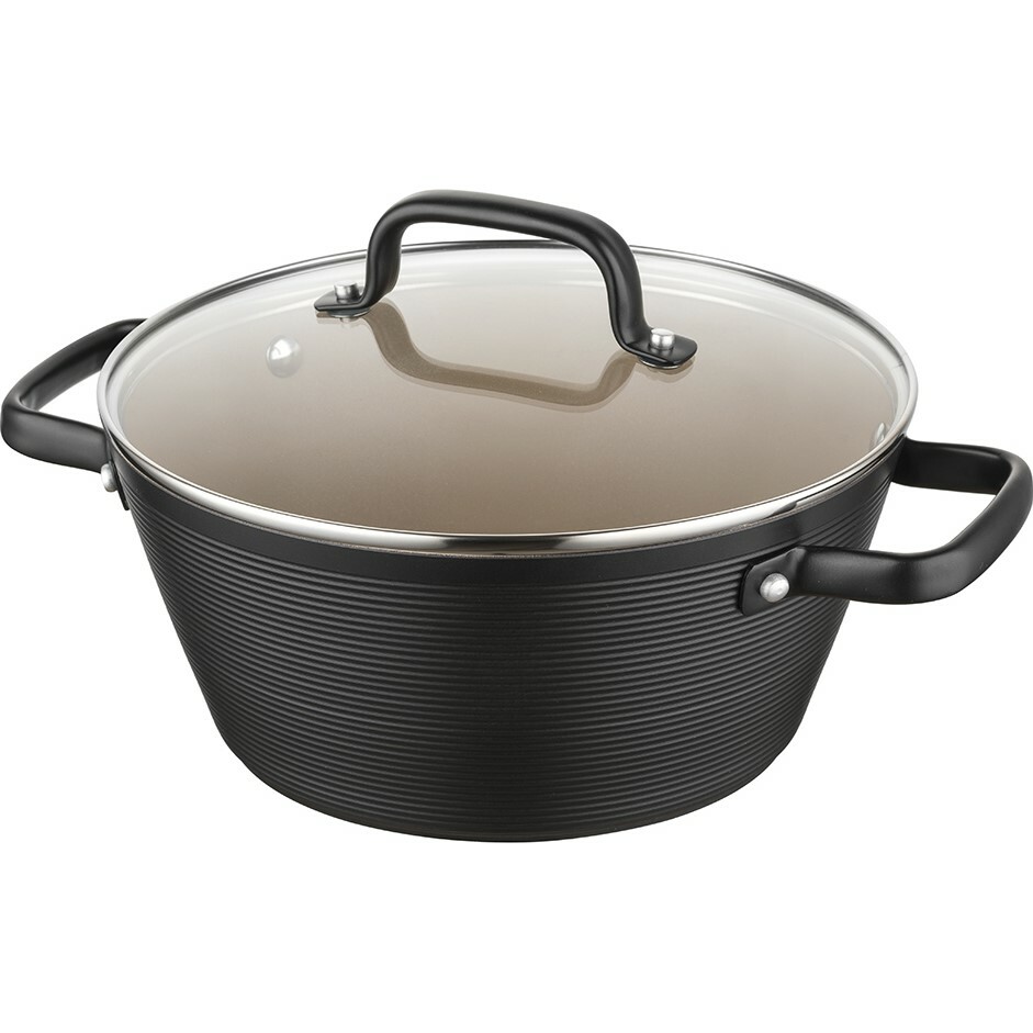 Florina Hliníkový hrnec Carina Black 3