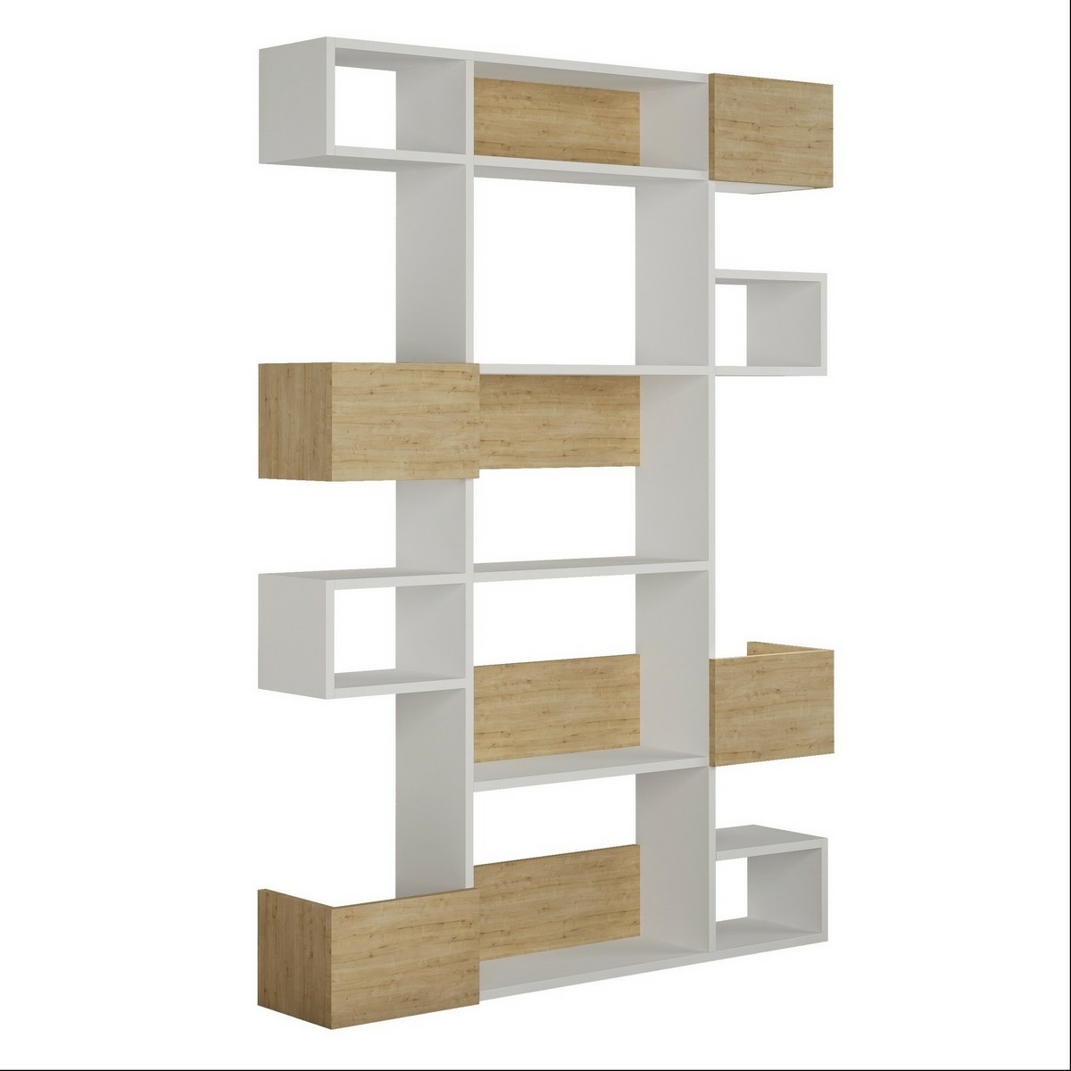 Knihovna Niho White and Oak Hanah Home