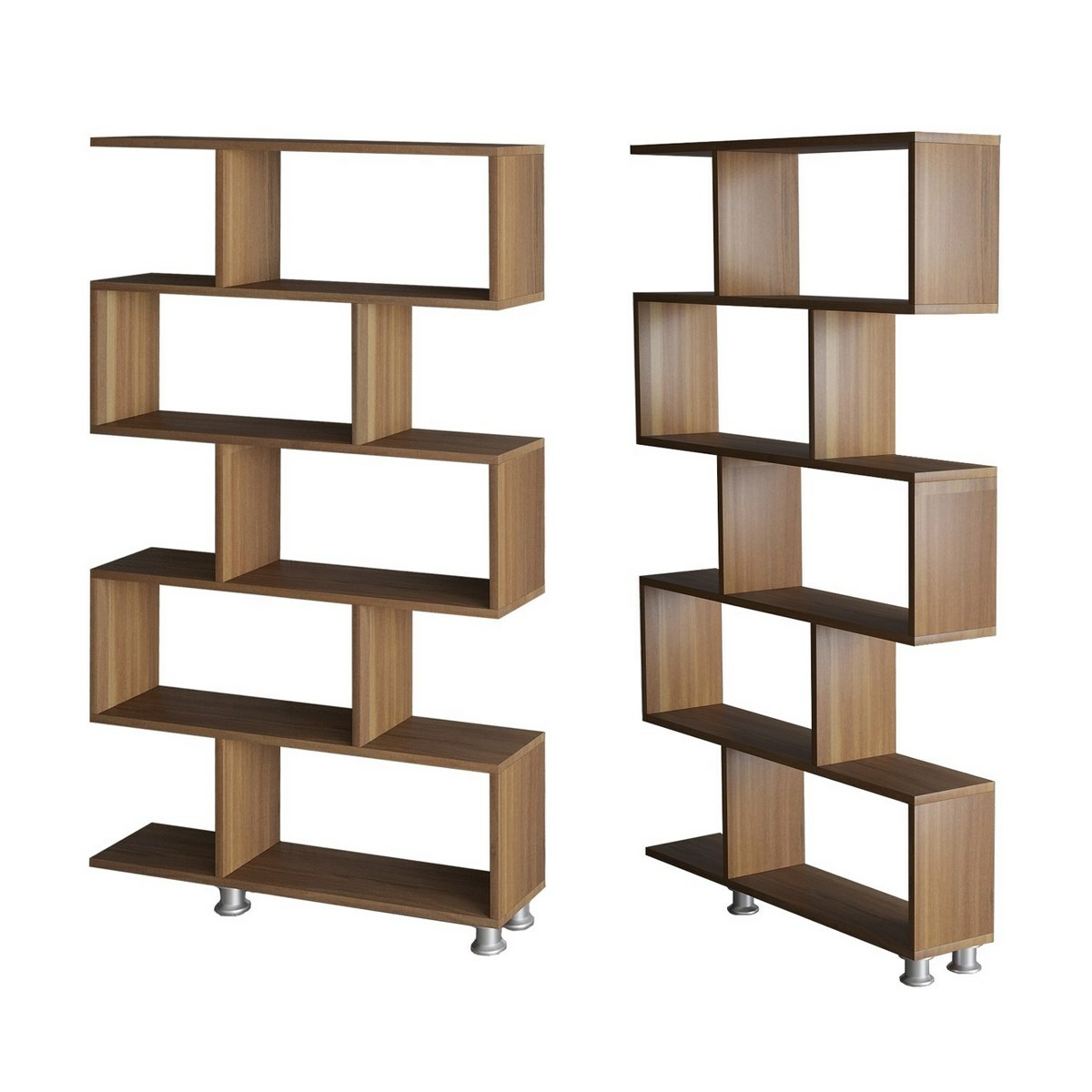 Knihovna Nilu Walnut Hanah Home