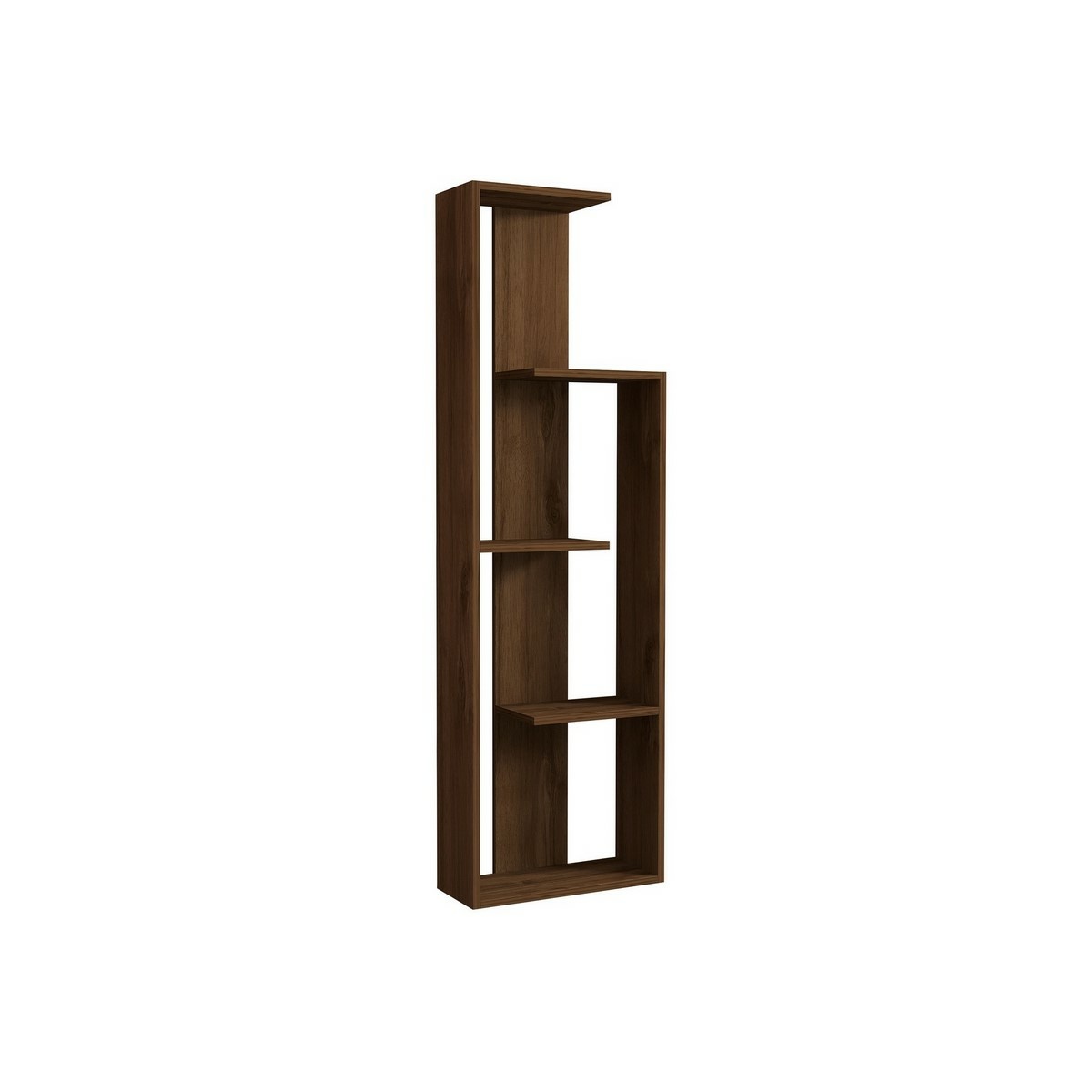 Knihovna Wand Walnut Hanah Home