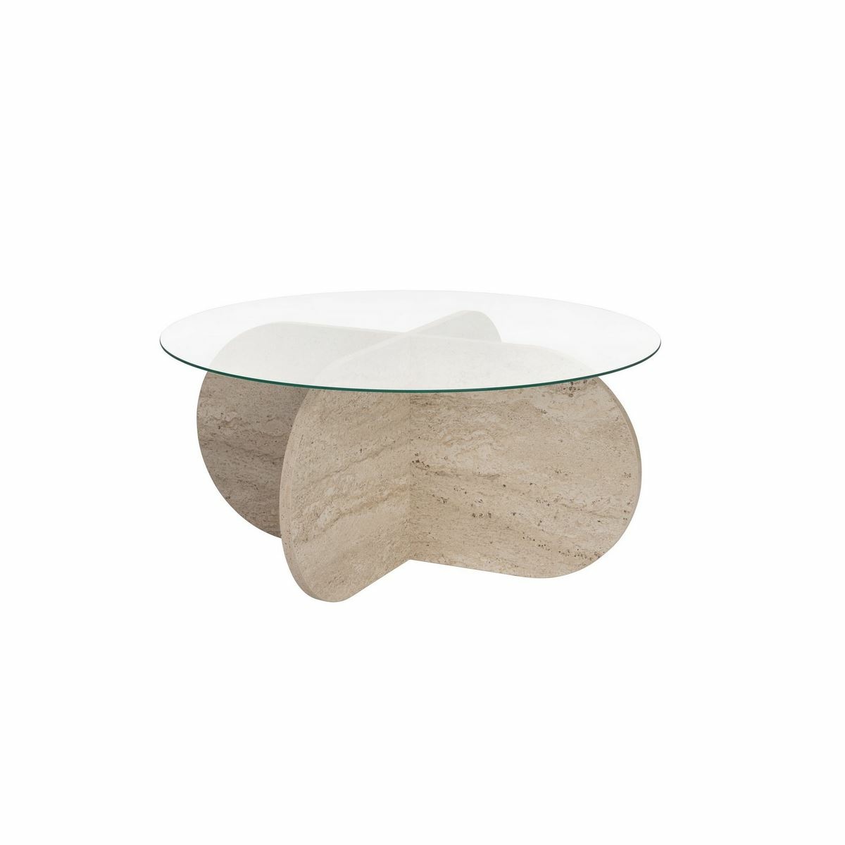 Konferenční stolek Aeris Travertine Hanah Home
