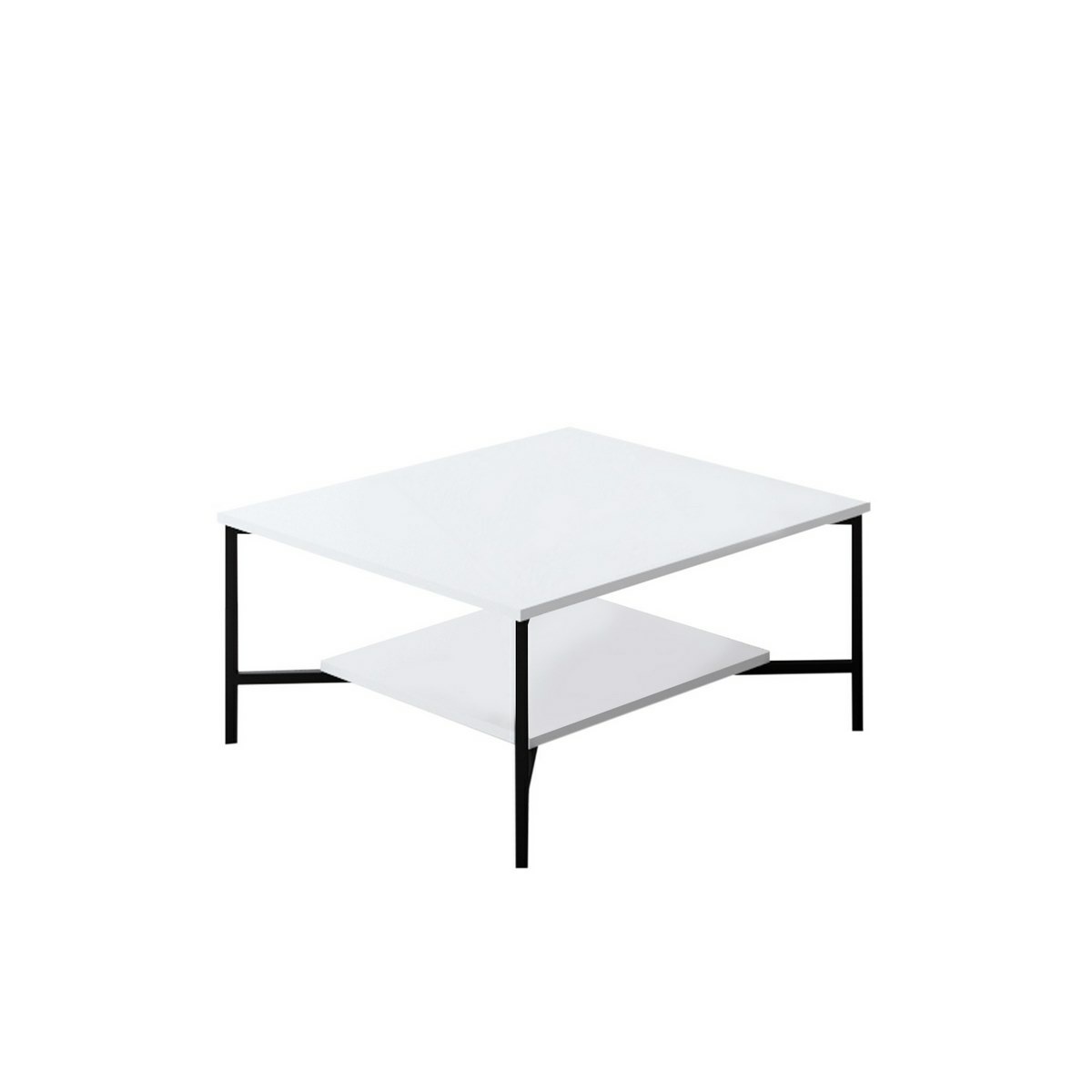 Konferenční stolek Black Line White Hanah Home