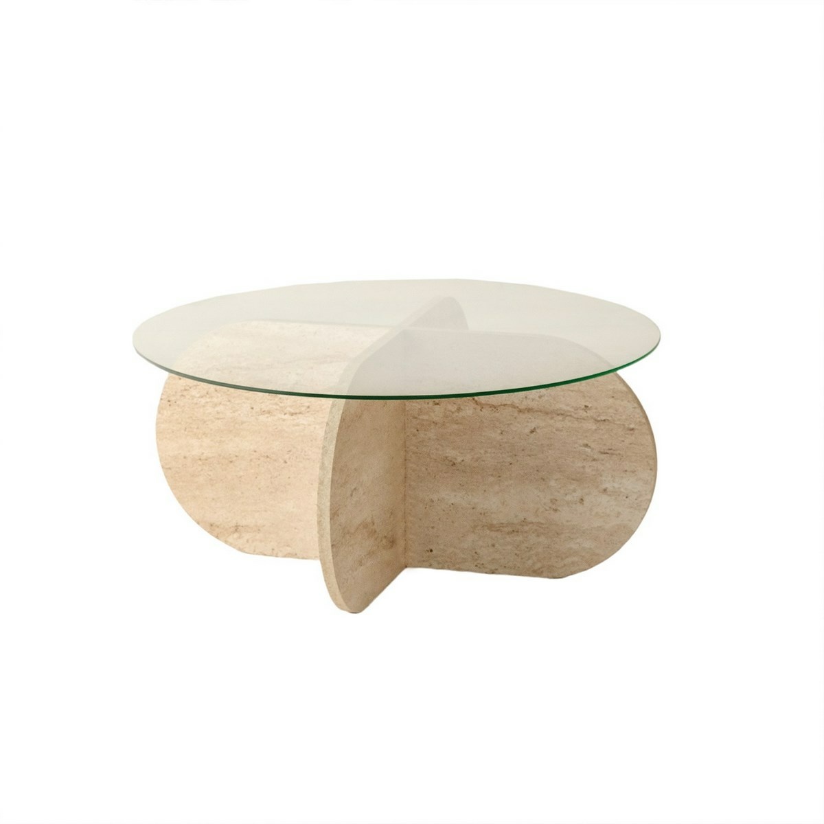 Konferenční stolek Bubble Travertine Hanah Home