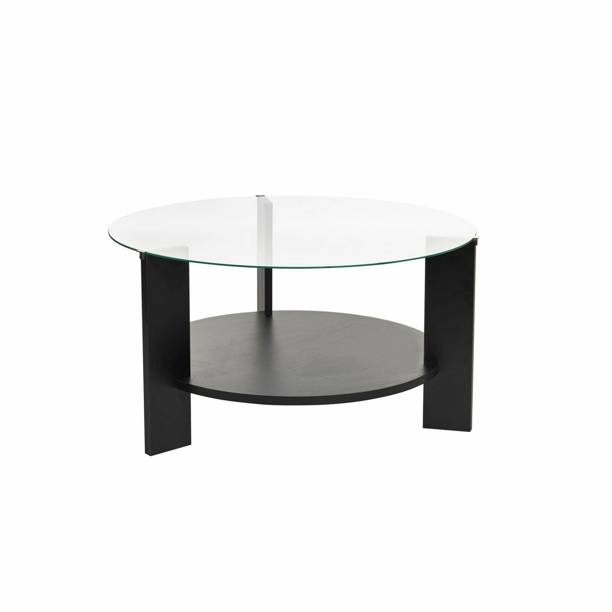 Konferenční stolek Clara Wood Black Hanah Home
