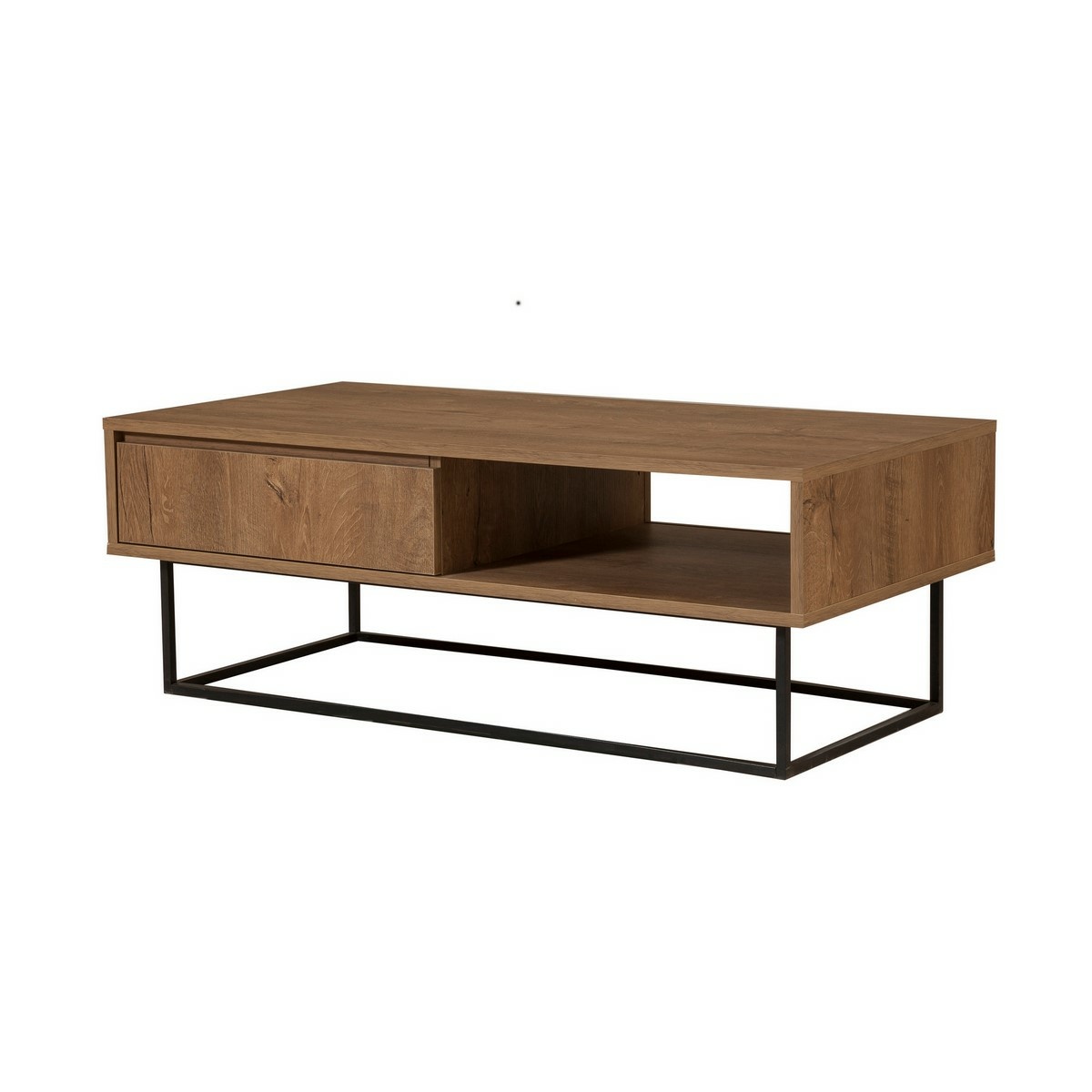 Konferenční stolek Dale Walnut and Black Hanah Home