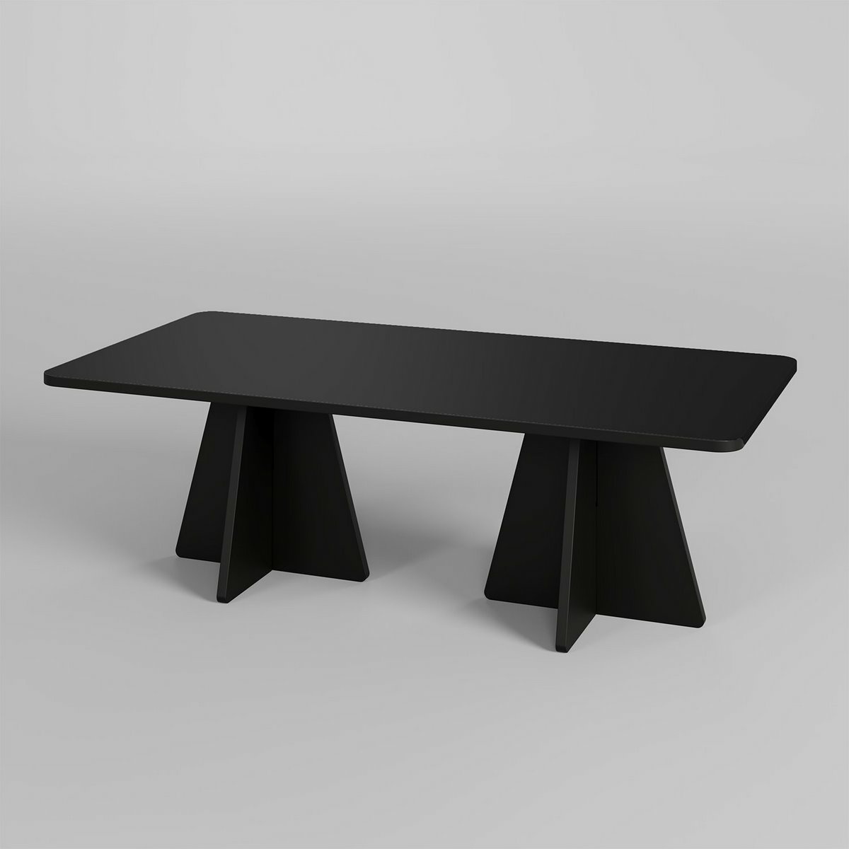 Konferenční stolek Double Mushroom Black Hanah Home