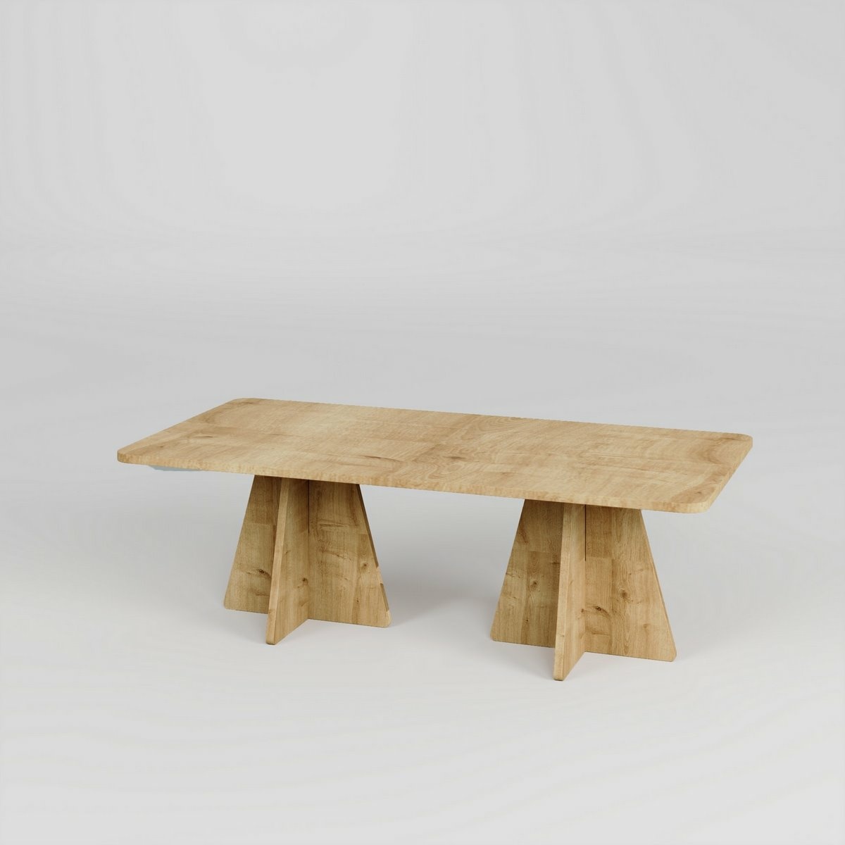 Konferenční stolek Double Mushroom Sapphire Oak Hanah Home