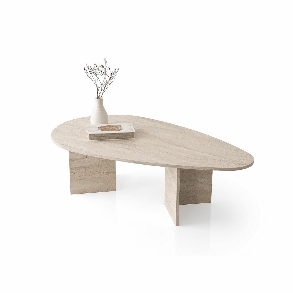 Konferenční stolek Flap Travertine Hanah Home