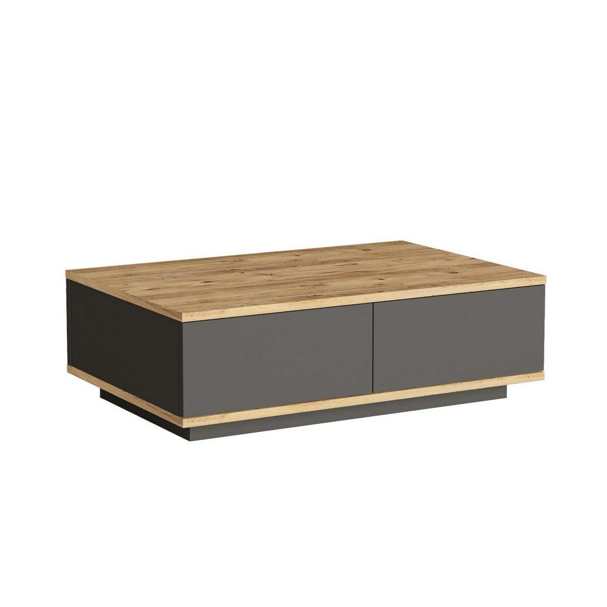 Konferenční stolek Frem Anthracite and Atlantic Pine Hanah Home