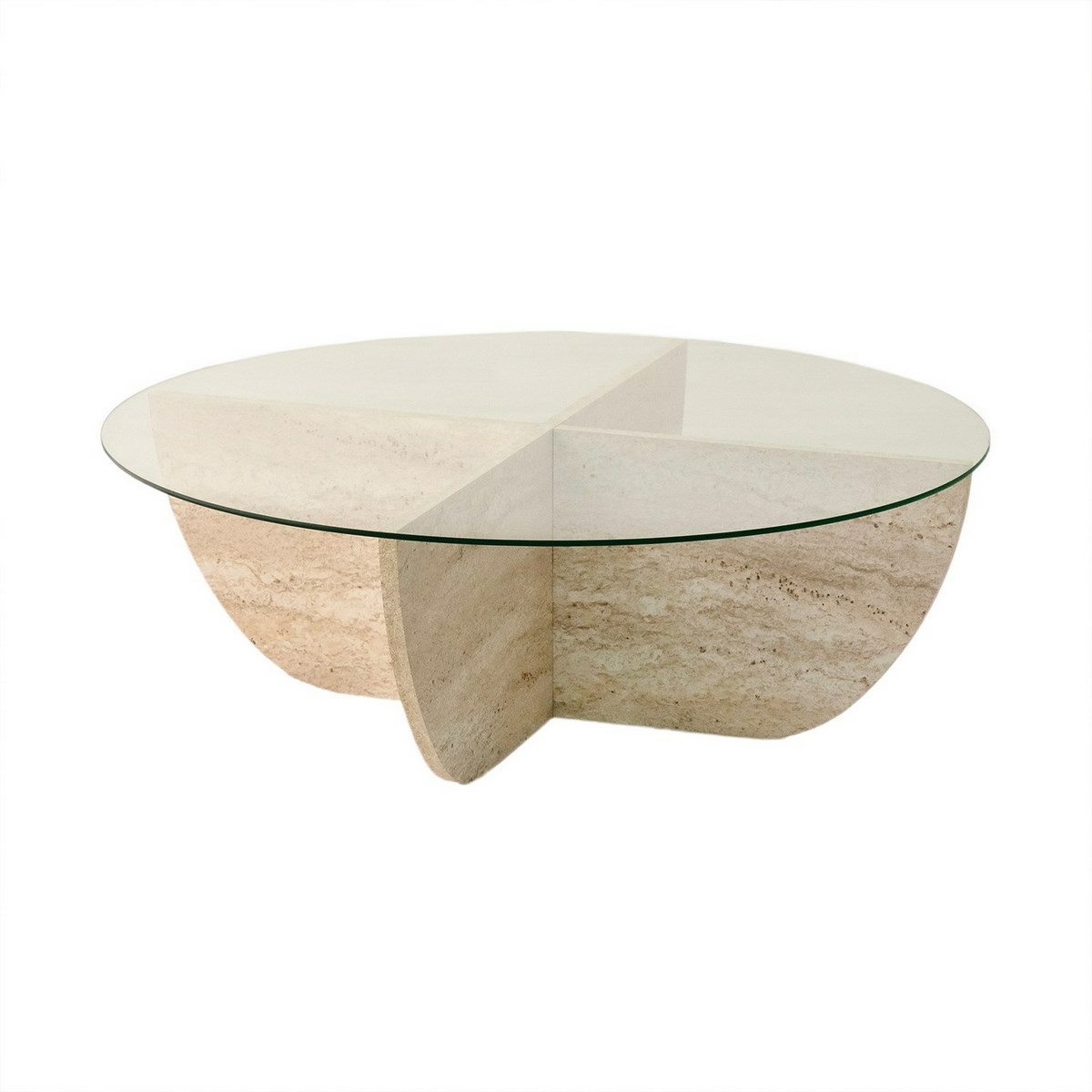Konferenční stolek Lily Travertine Hanah Home