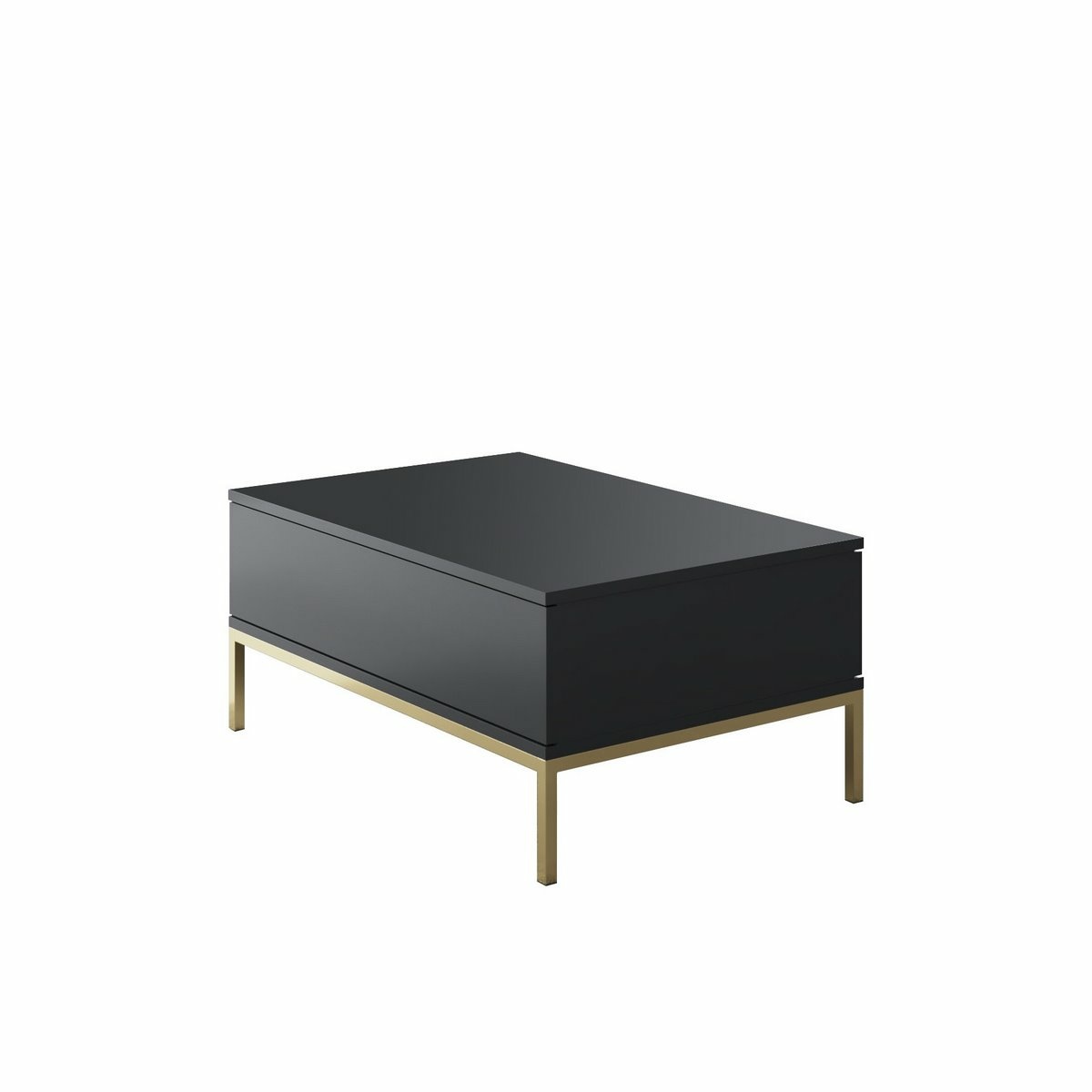 Konferenční stolek Lord Anthracite and Gold Hanah Home
