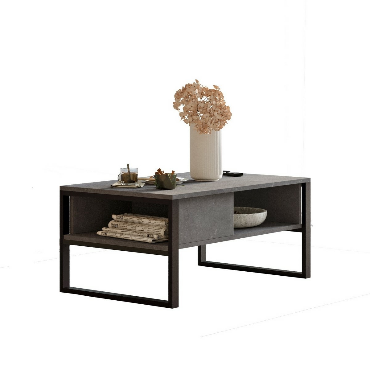Konferenční stolek Mera Grey Hanah Home