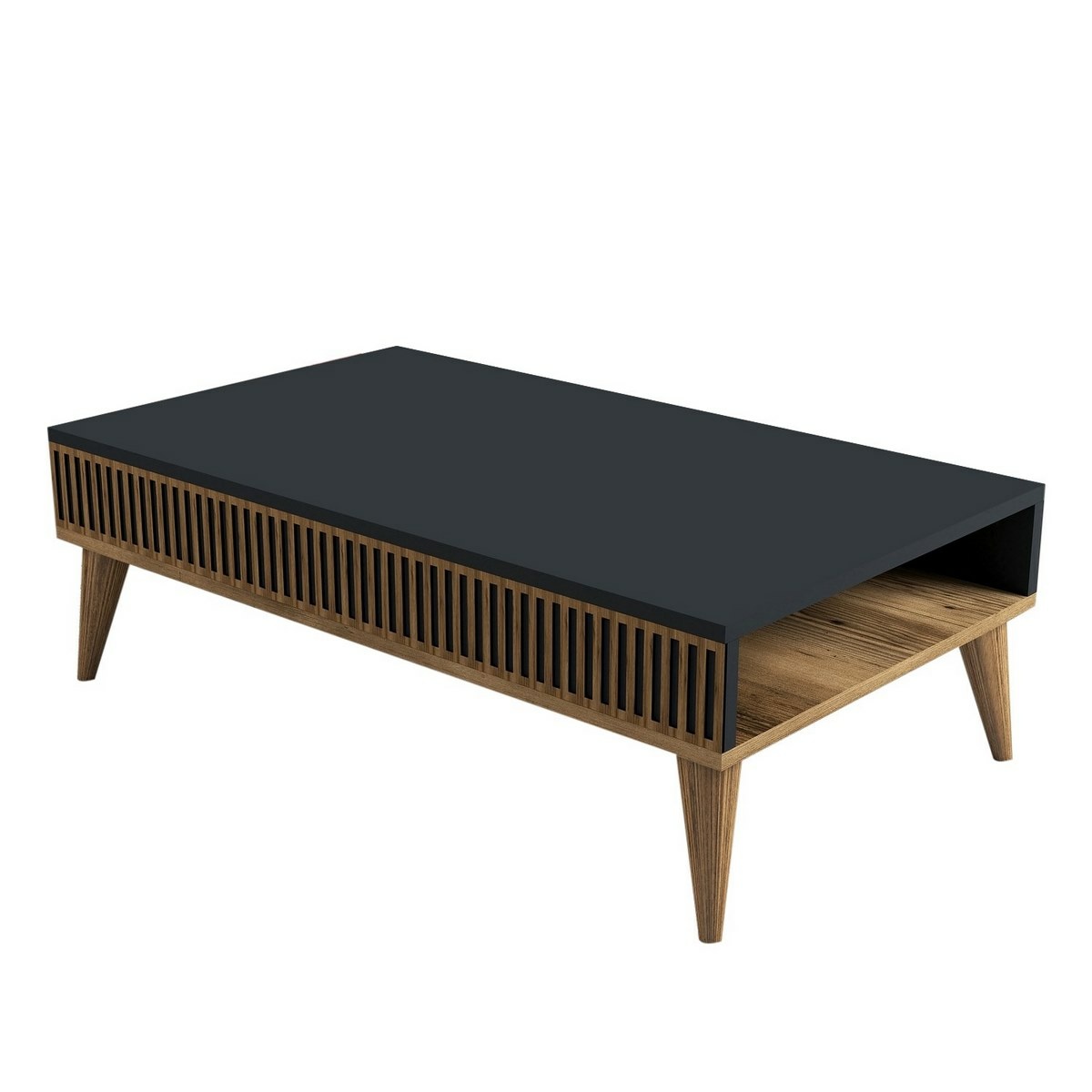 Konferenční stolek Mila Anthracite and Walnut Hanah Home