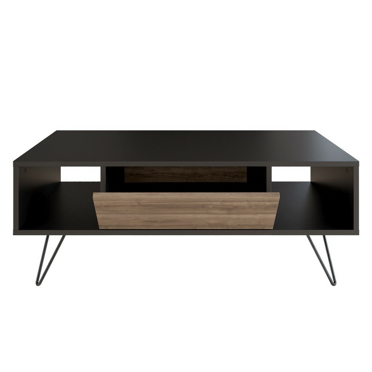 Konferenční stolek Mistico Black and Walnut Hanah Home