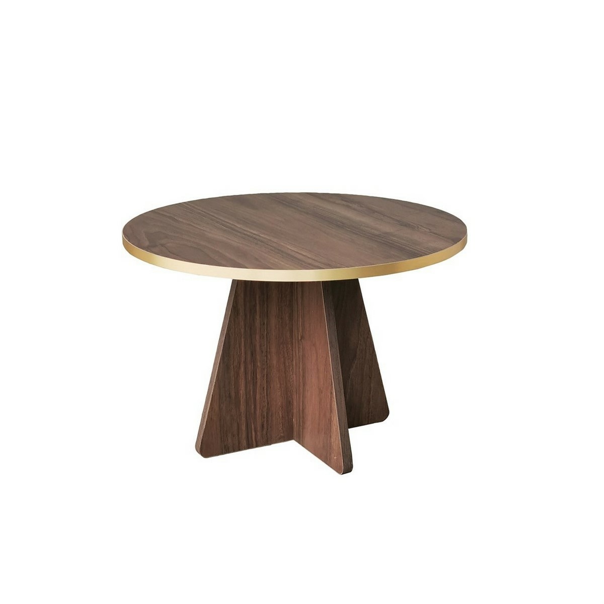 Konferenční stolek Mushroom Gold and Walnut Hanah Home