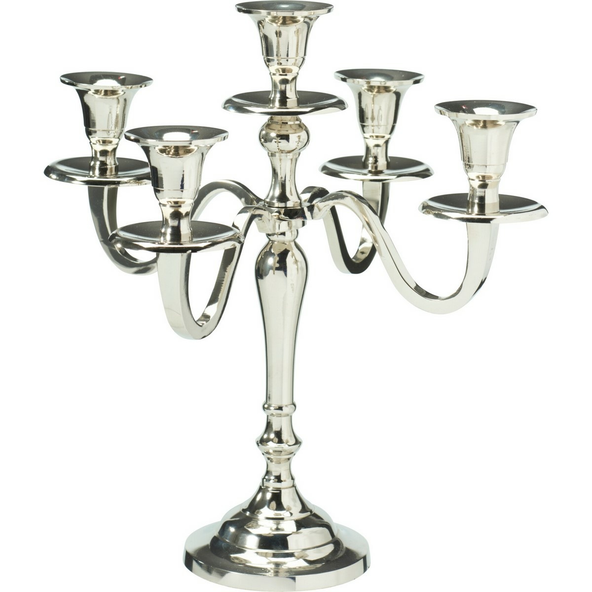 Kovový svícen 5ramenný 29x29x30 cm