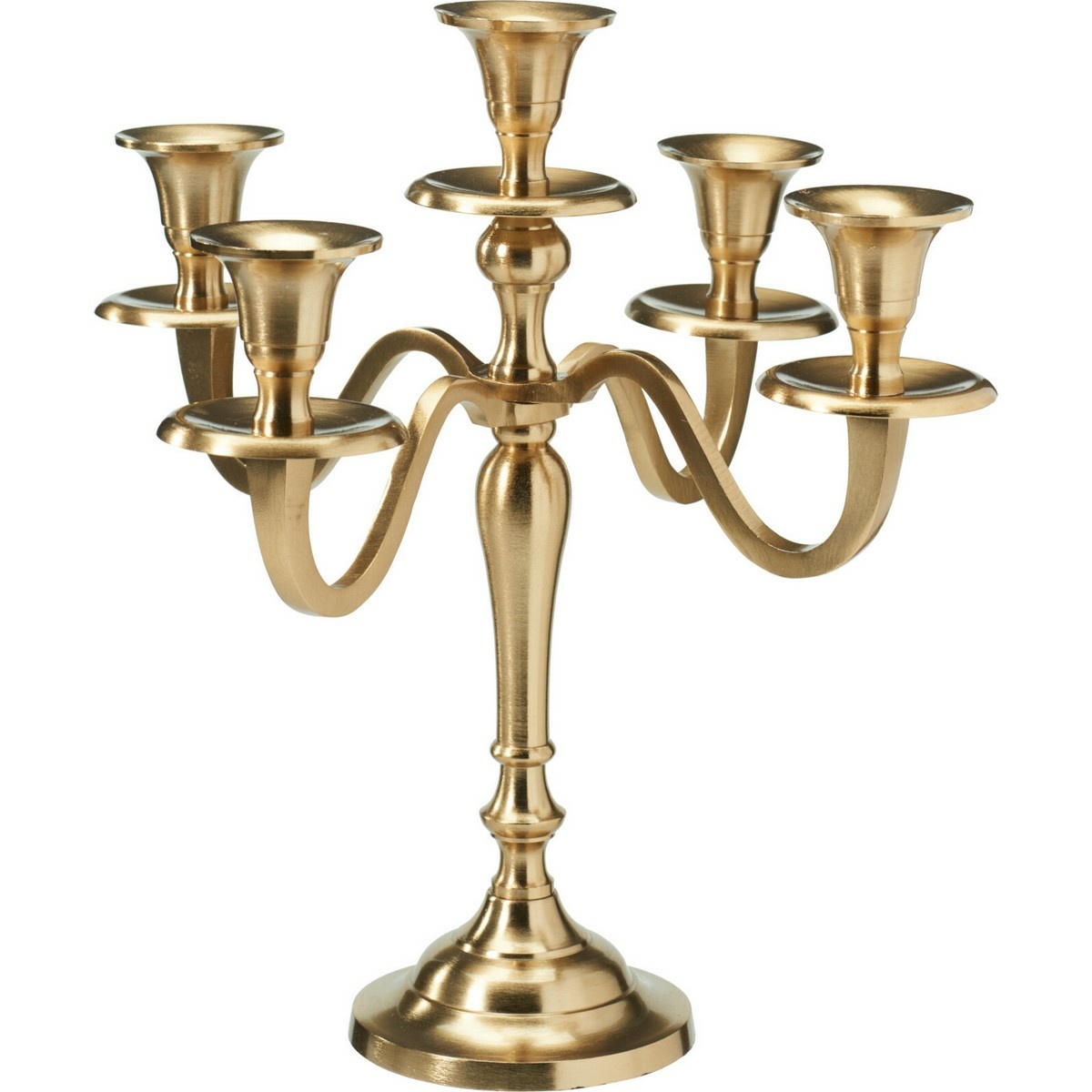 Kovový svícen 5ramenný 29x29x30 cm